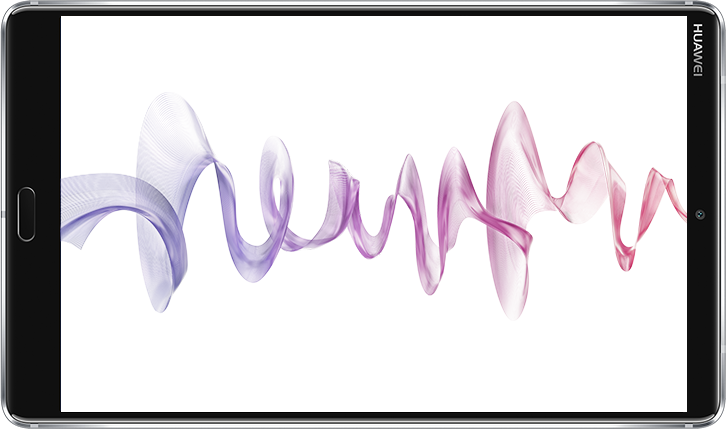 Huawei MediaPad M5 stereo sound waves