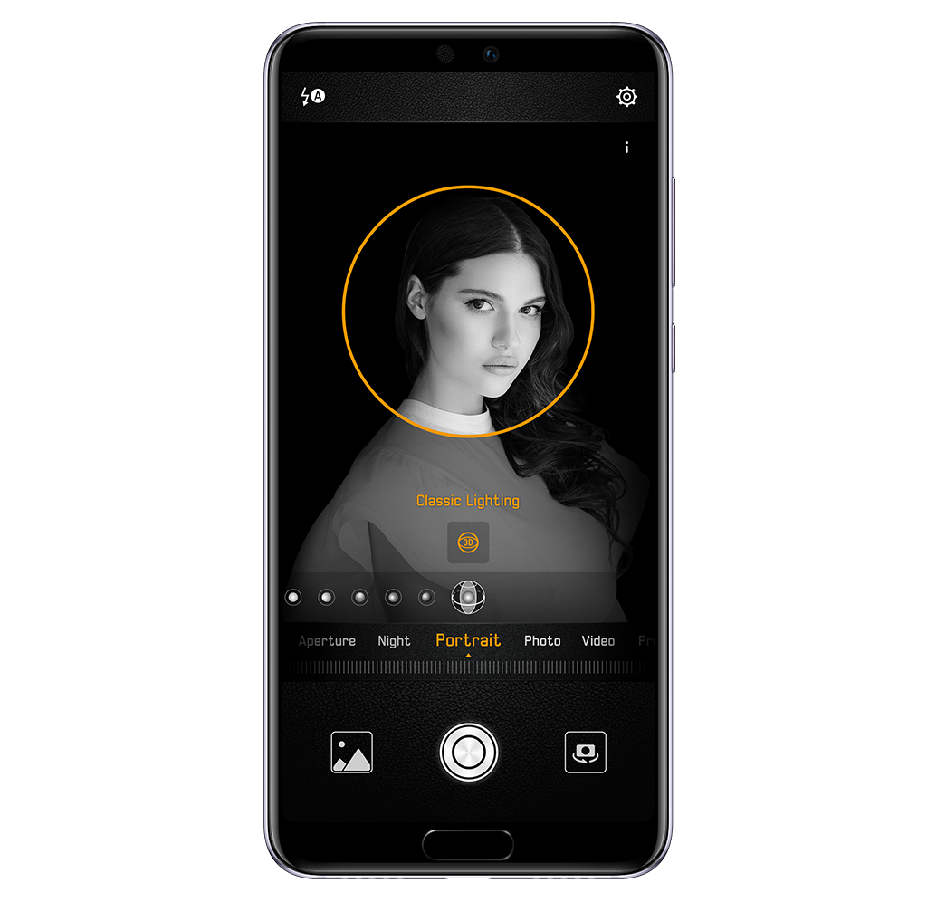 Huawei P20 Pro 3D portrait lighting feature