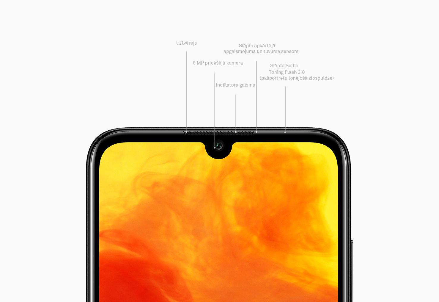 Huawei Y6 2019 Dewdrop Display