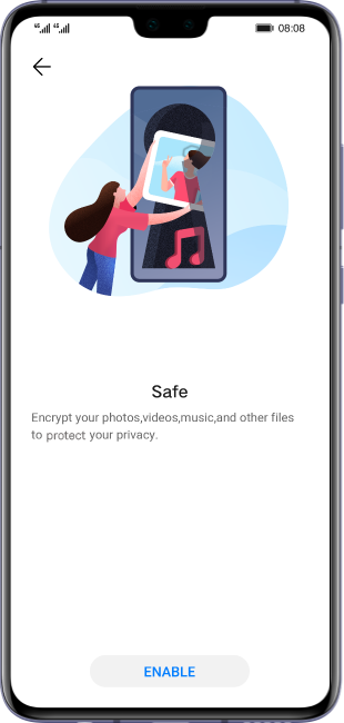 HUAWEI Mate 30 security private space