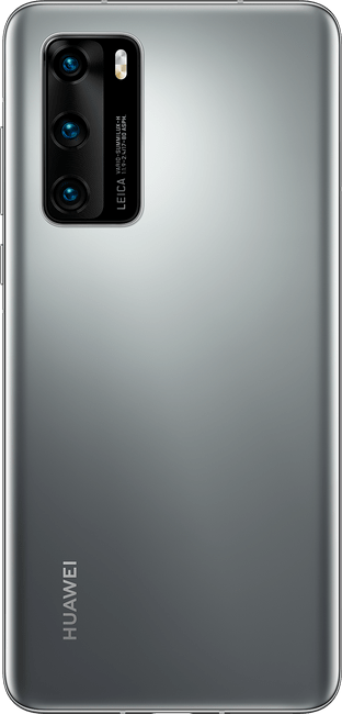 huawei p40 silver frost colour back