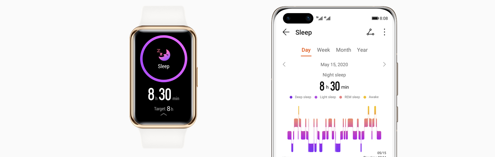 huawei watch fit-sleep monitoring