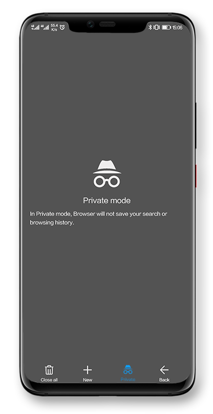 Private mode