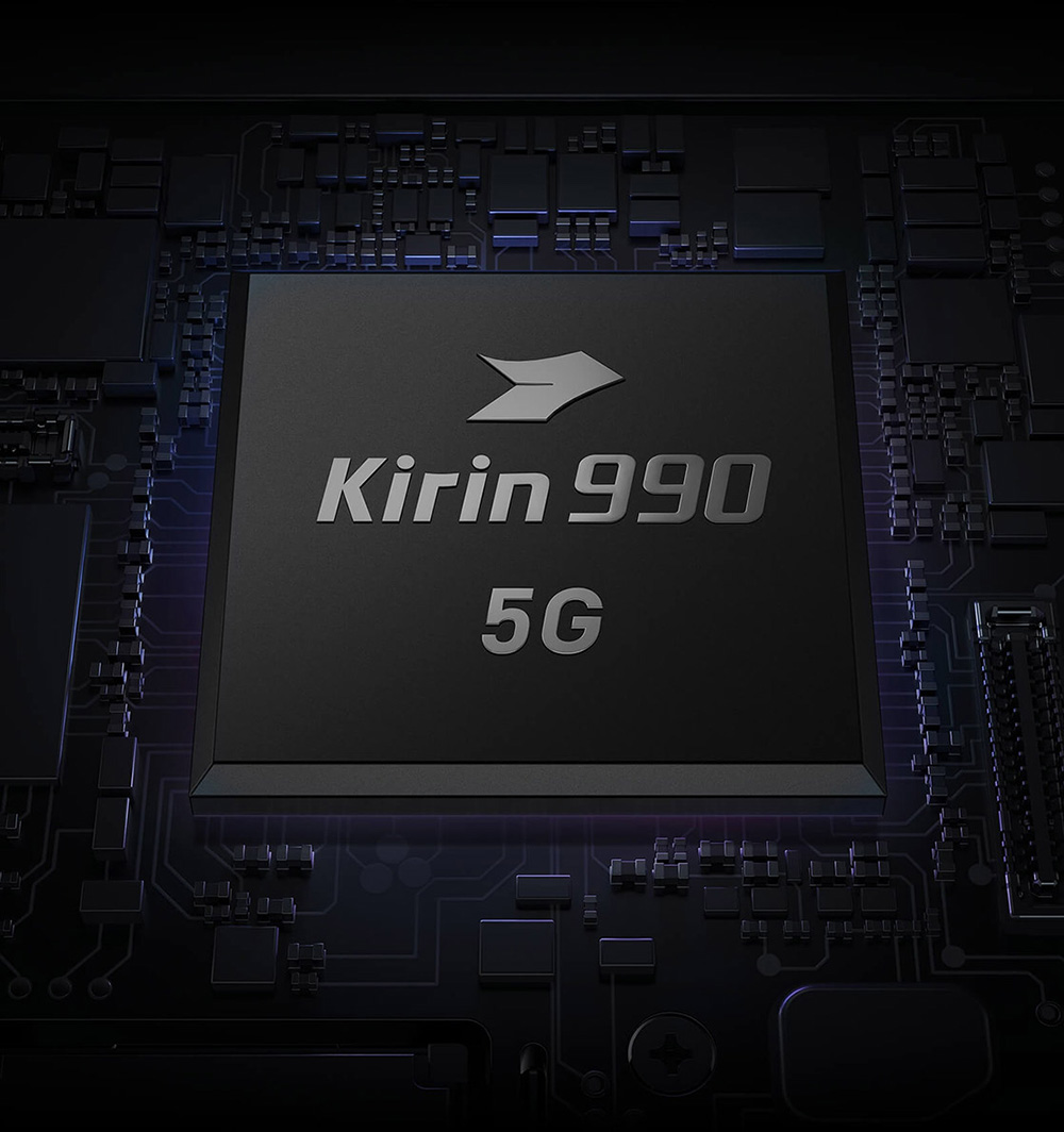 Izlaista Huawei jaunās sērijas Kirin 990 čikopa