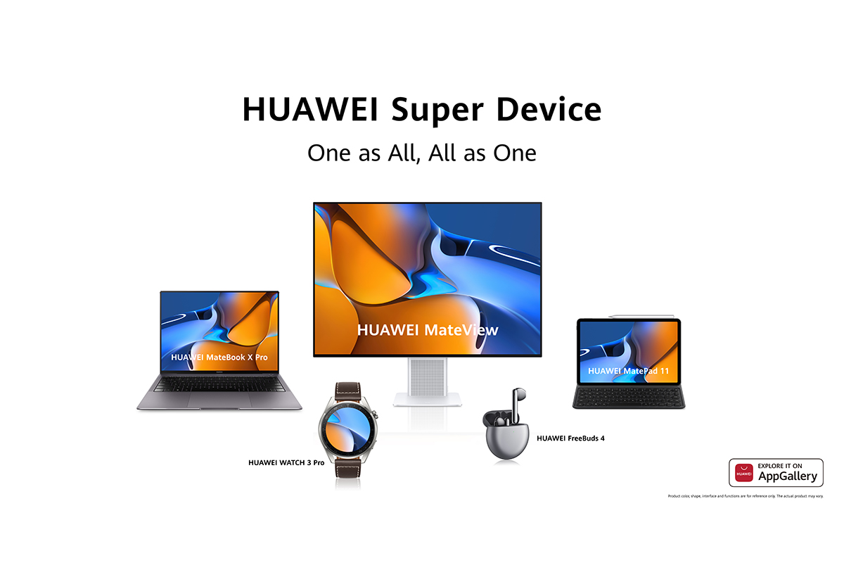 HUAWEI LAUNCHES A NEW RANGE OF ''SUPER DEVICE'' EXPERIENCE PRODUCTS GLOBALLY, SOON TO BE ANNOUNCED IN THE REGION