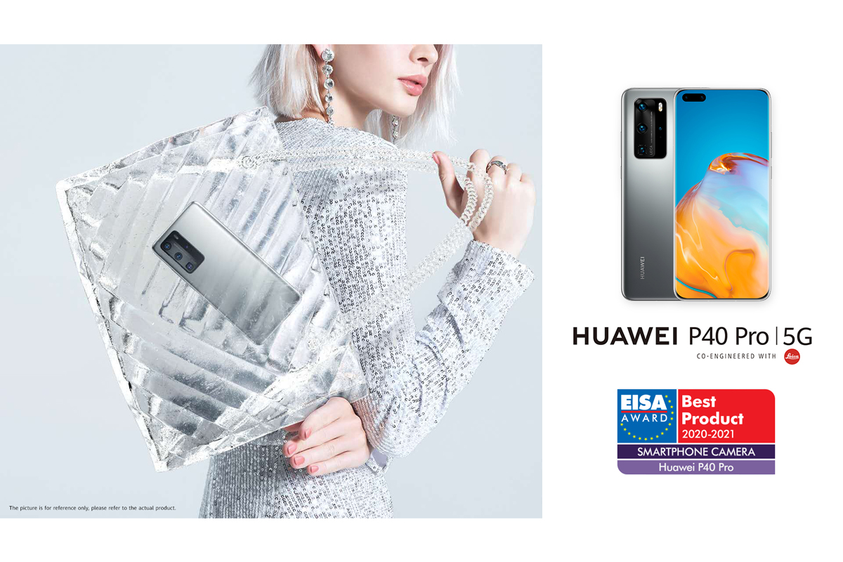 HUAWEI P40 Pro WINS “BEST SMARTPHONE CAMERA” AND HUAWEI WATCH GT 2 WINS “BEST SMARTWATCH” AT EISA AWARDS
