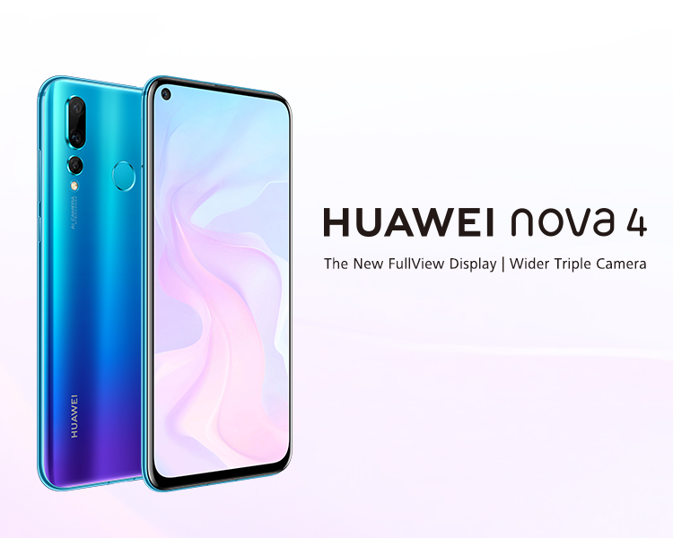 Huawei Nova 4 The New Fullview Display 20 Mp Triple Camera