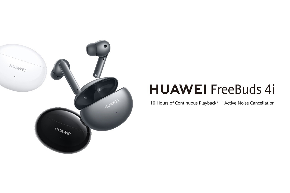 Les écouteurs HUAWEI FreeBuds 4i de couleur argent givré sont maintenant disponibles au Canada