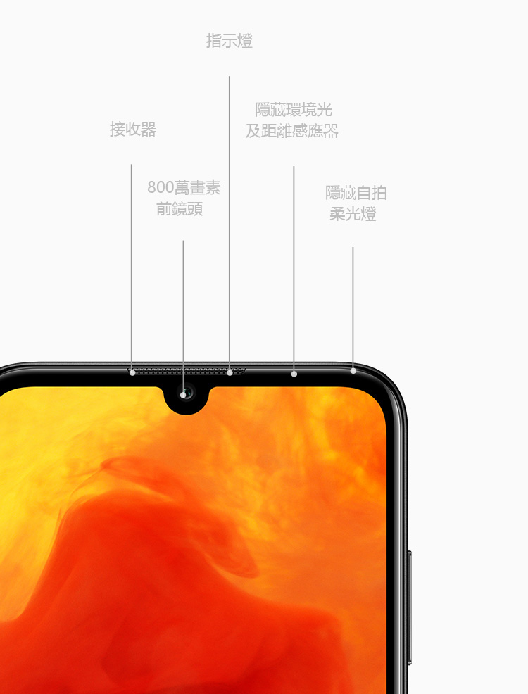 Huawei Y6 2019 Dewdrop Display