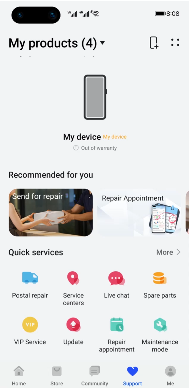 Find service on your fingertips