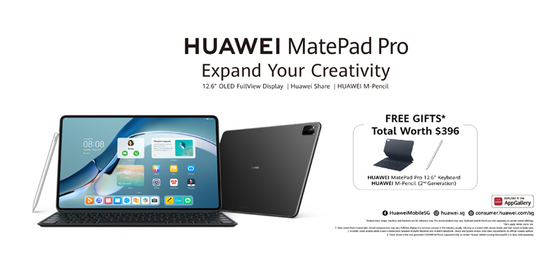 Huawei Celebrates 10.10 Super Sale With Its Best Tablet Yet Featuring Large 12.6-inch Display 