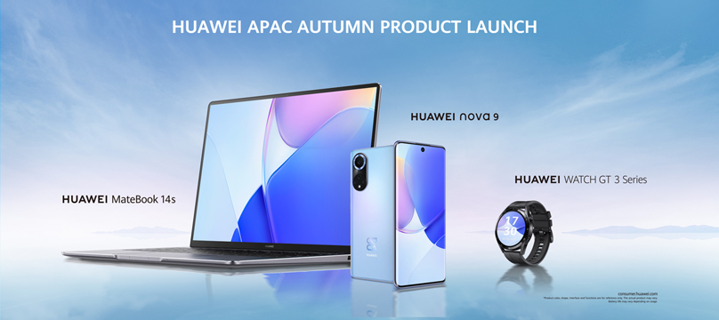 Huawei unveils a range of new products at its APAC Autumn Product Launch