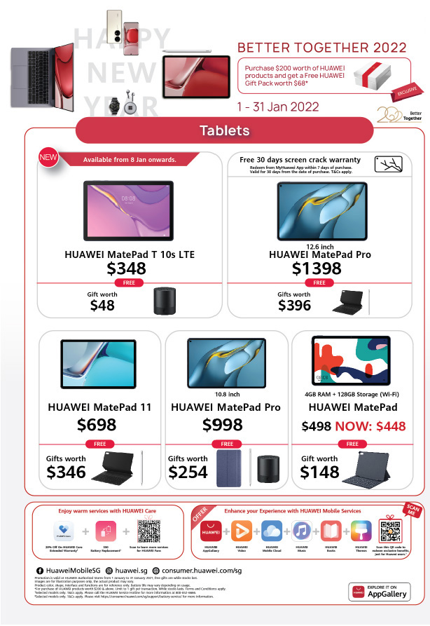 Here’s to a Better Year Together with Huawei New Year Sale