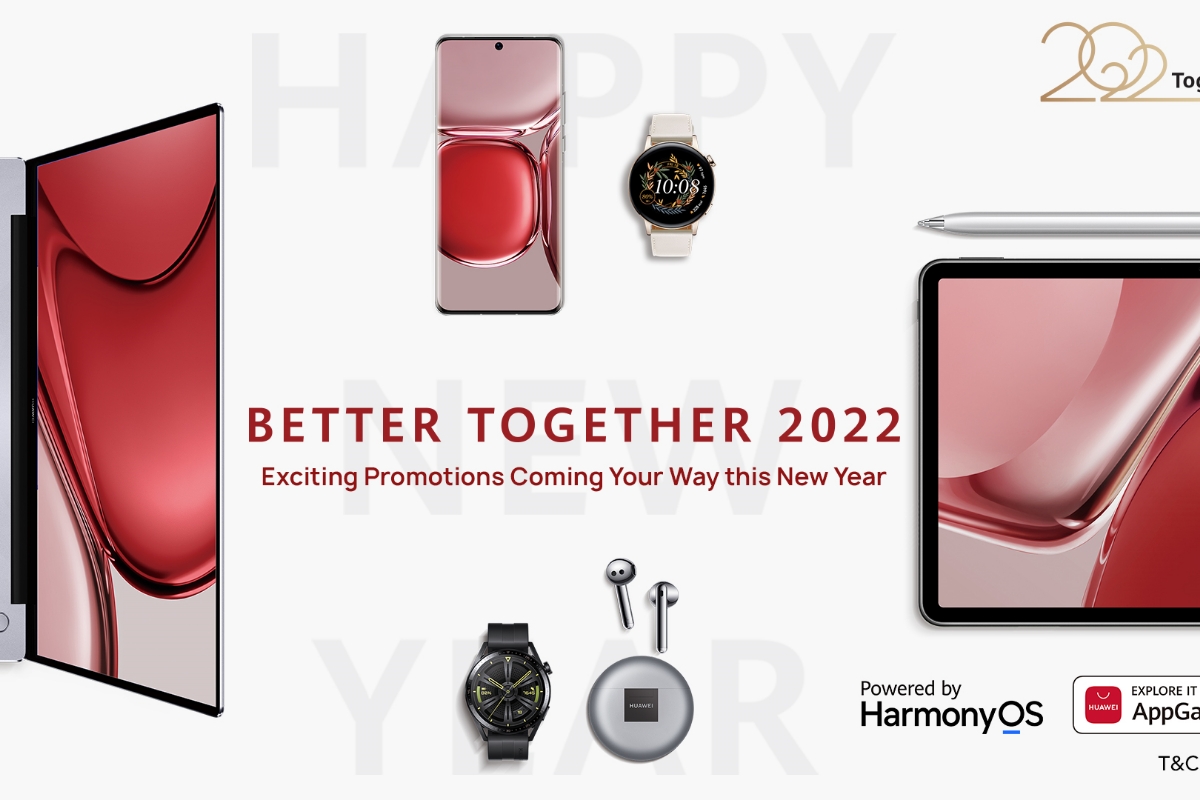 Here’s to a Better Year Together with Huawei New Year Sale