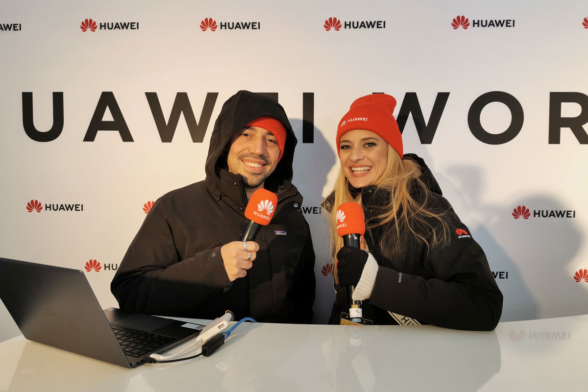Christa Rigozzi und Zeki versuchen sich als Ski-Kommentatoren