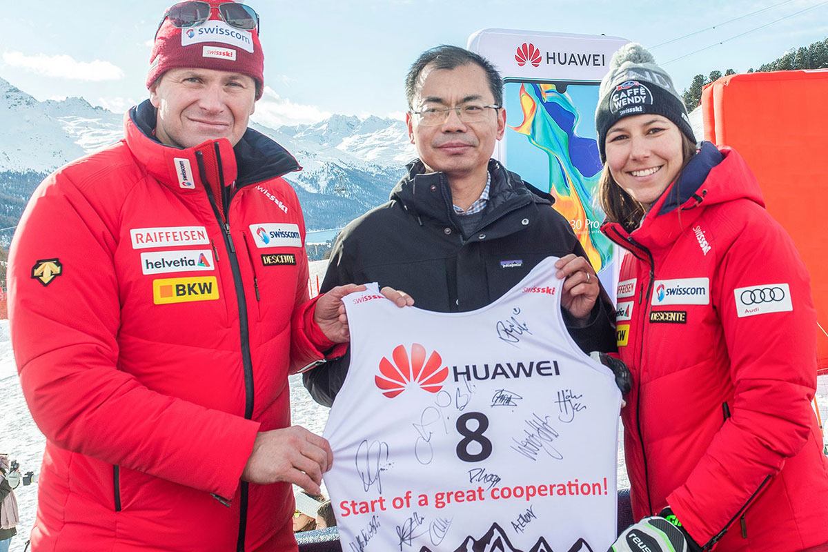 Huawei Schweiz wird offizieller Partner von Swiss-Ski
