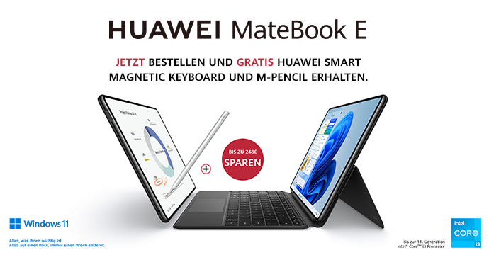 1&1 Drillisch x HUAWEI - MateBook E Aktion