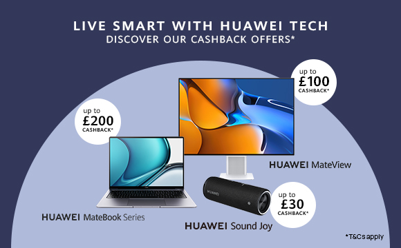 Buy a HUAWEI Device & Claim Cashback After 14 Days