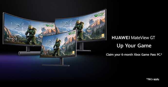 Buy A HUAWEI MateView GT & Claim Xbox Game Pass PC